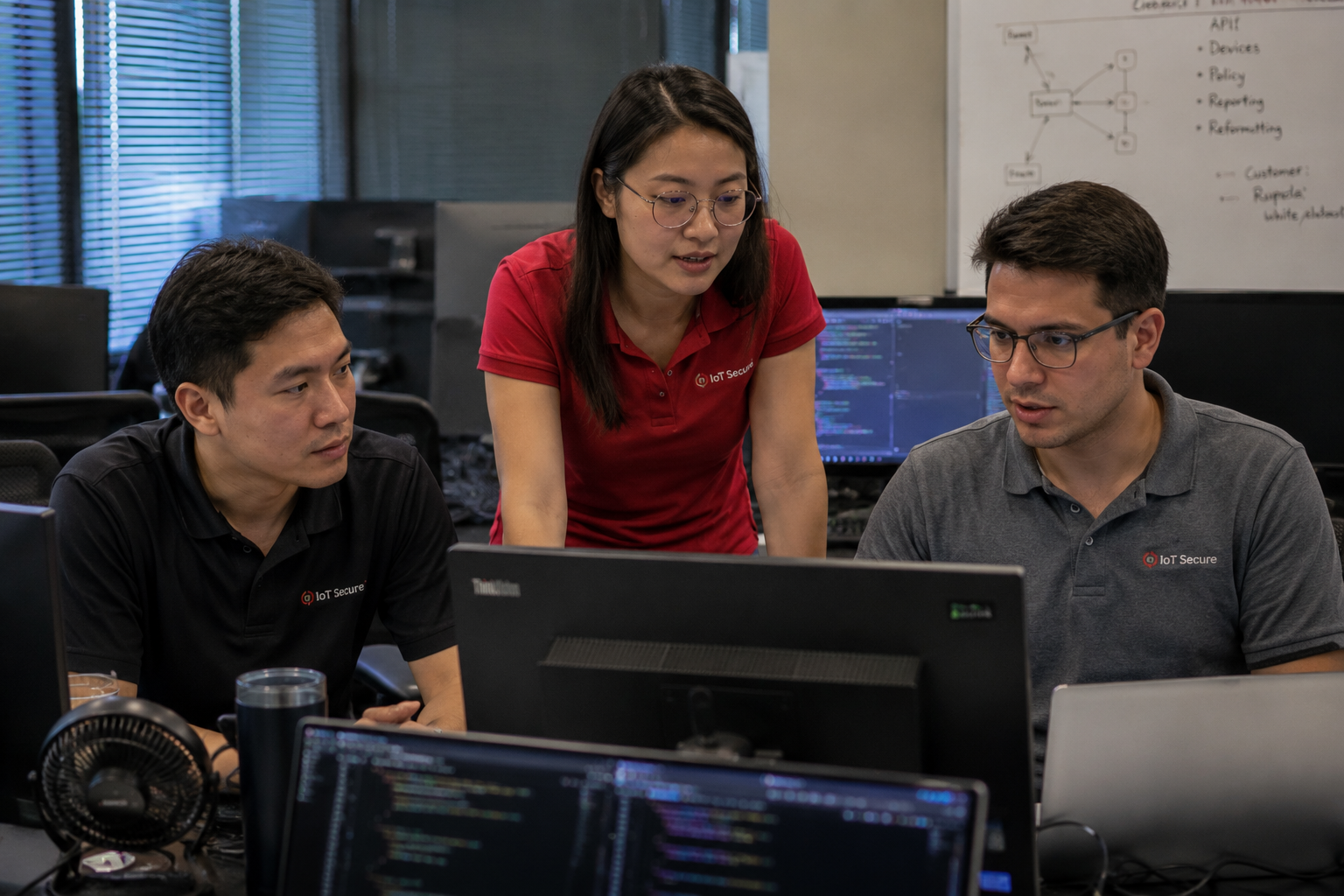 IoT Secure team and customers collaborating