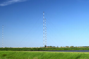 Aerial platforms for  transmission of radio waves
